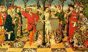 Jaime Huguet The Flagellation of Christ oil painting artist